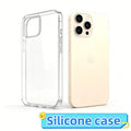 Funda transparente de silicona ultrafina para iPhone