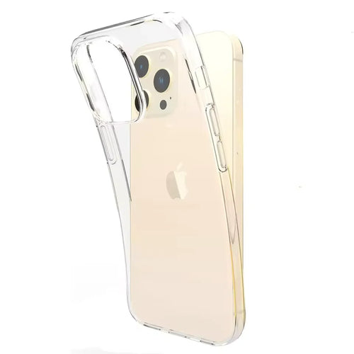 Funda transparente de silicona ultrafina para iPhone