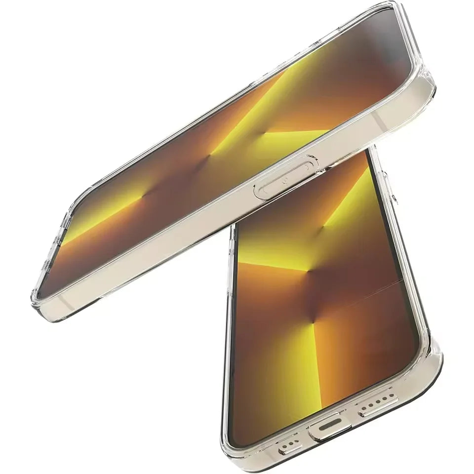 Funda transparente de silicona ultrafina para iPhone